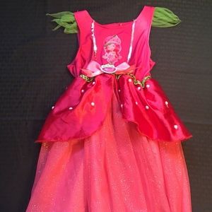GIRLS' STRAWBERRY SHORTCAKE COSTUME DRESS, SZ 3+